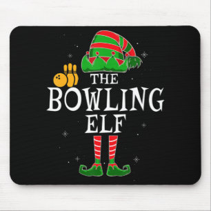 Mousepad A Boliche Elf Group Matching Family Christmas Bo