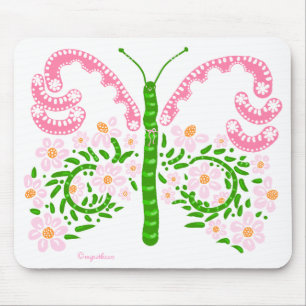 Mousepad a borboleta de casamento