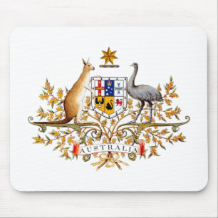 Mousepad A brasão australiana projetou artigos