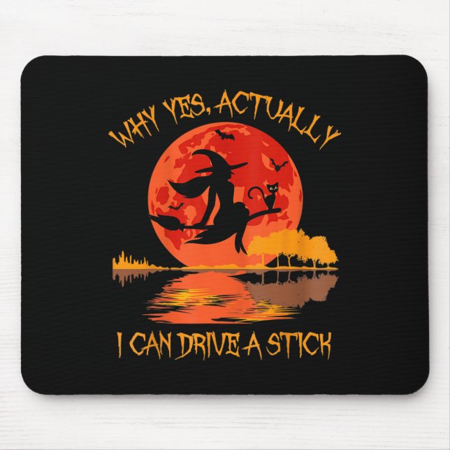 Mousepad A Bruxa do Halloween Oferece Porque Sim, Na Verdad (Frente)