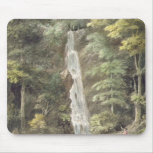 Mousepad A cachoeira da cascata em Hestercombe jardina (w/c