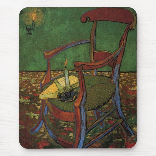 Mousepad A cadeira de rodas de Paul Gauguin, por Vincent va (Frente)