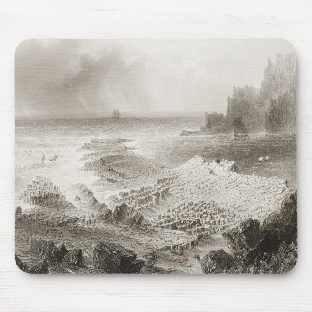 Mousepad A calçada do gigante de cima de (Frente)