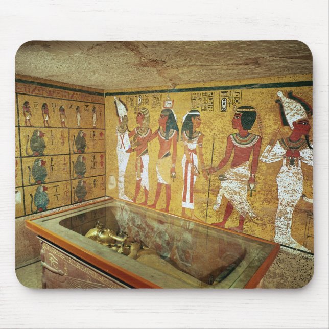 Mousepad A câmara de enterro no túmulo de Tutankhamun (Frente)