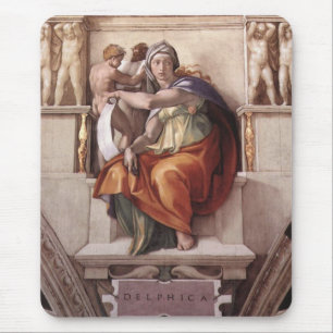 Mousepad A Capela Delfic Sibyl - Sistina Fresco