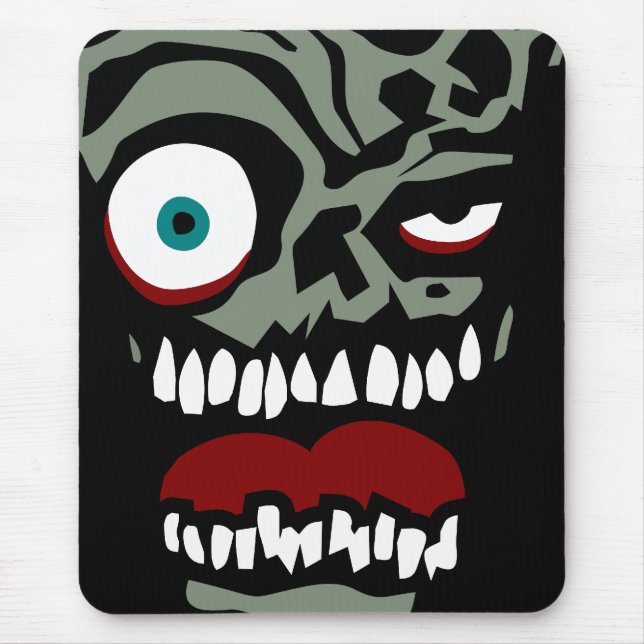 Mousepad A cara do zombi da desgraça (Frente)