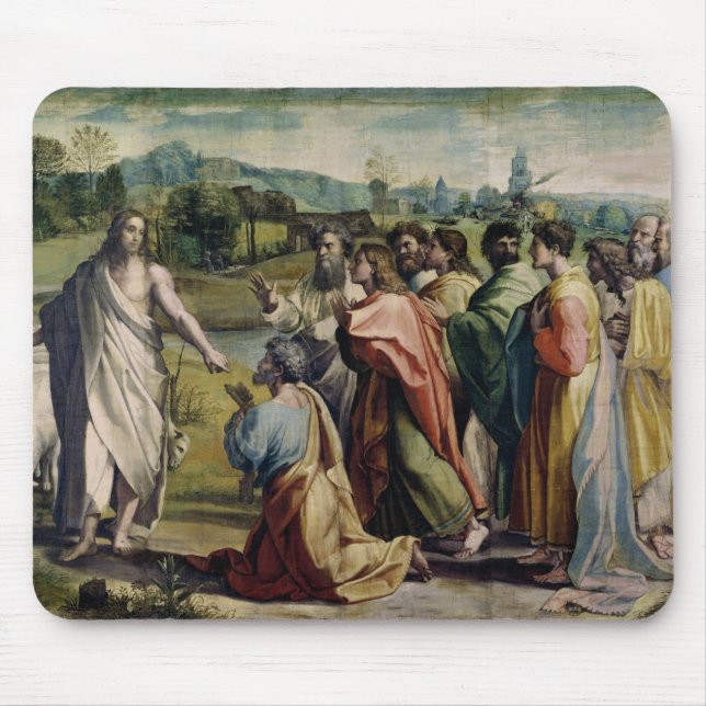 Mousepad A carga do cristo a St Peter (desenhos animados (Frente)