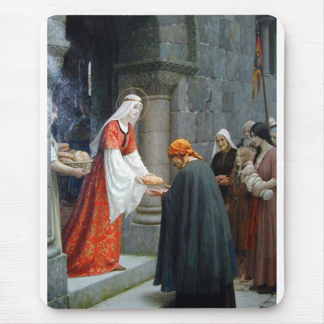 Mousepad A caridade de St. Elizabeth de Hungria (Frente)