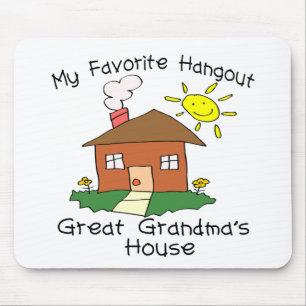 Mousepad A casa da grande avó do lugar frequentado favorit