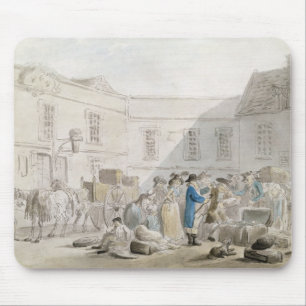 Mousepad A casa de alfândega em Boulogne (w/c com caneta e