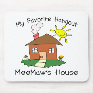 Mousepad A casa de MeeMaw favorito do lugar frequentado