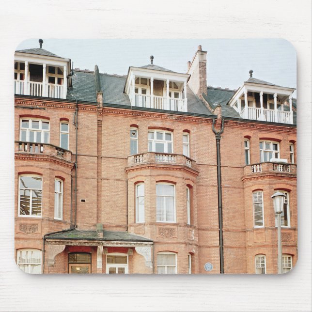 Mousepad A casa de Oscar Wilde na rua de Tite, Chelsea (Frente)