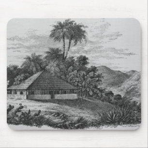Mousepad A casa de um plantador em Brasil