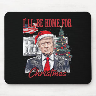 Mousepad A Casa Do pai Estará Em Casa No Natal Engraçado.