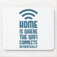 A casa é o lugar onde WIFI conecta automaticamente