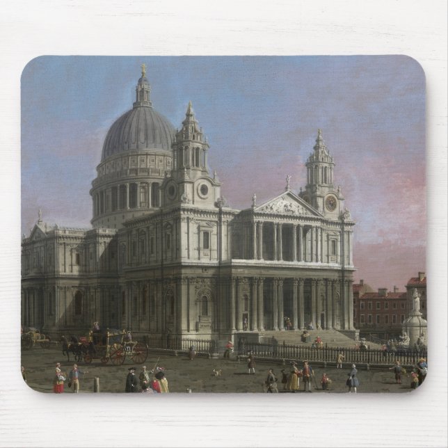Mousepad A catedral de St Paul, 1754 (óleo em canvas) (Frente)