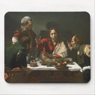 Mousepad A ceia em Emmaus, 1601 (óleo e tempera)
