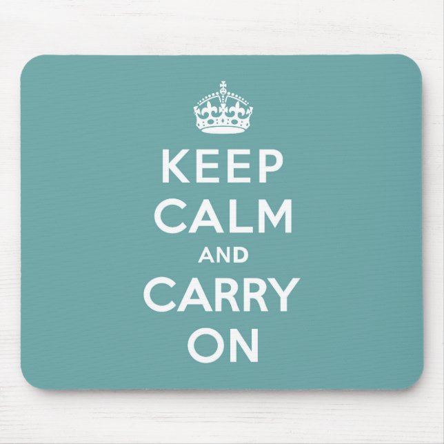 Mousepad A cerceta masculino mantem a calma e continua (Frente)