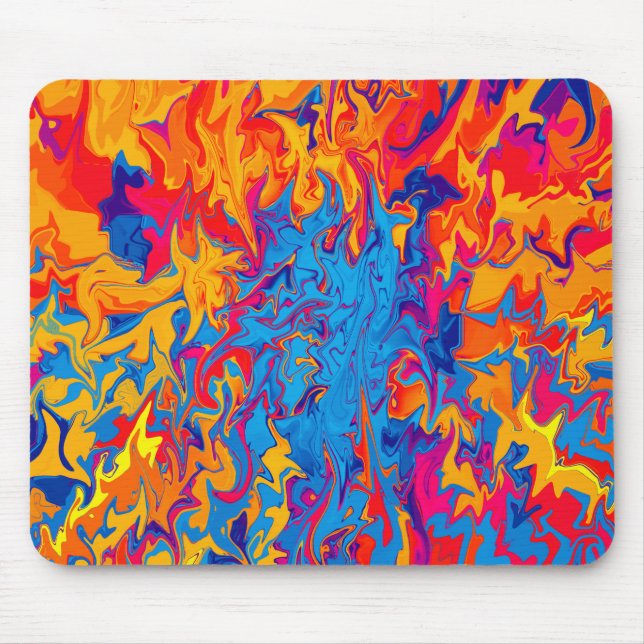 Mousepad A Chama Azul... (Frente)