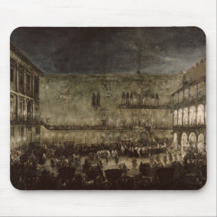Mousepad A chegada da princesa Amelia de Saxony, em um