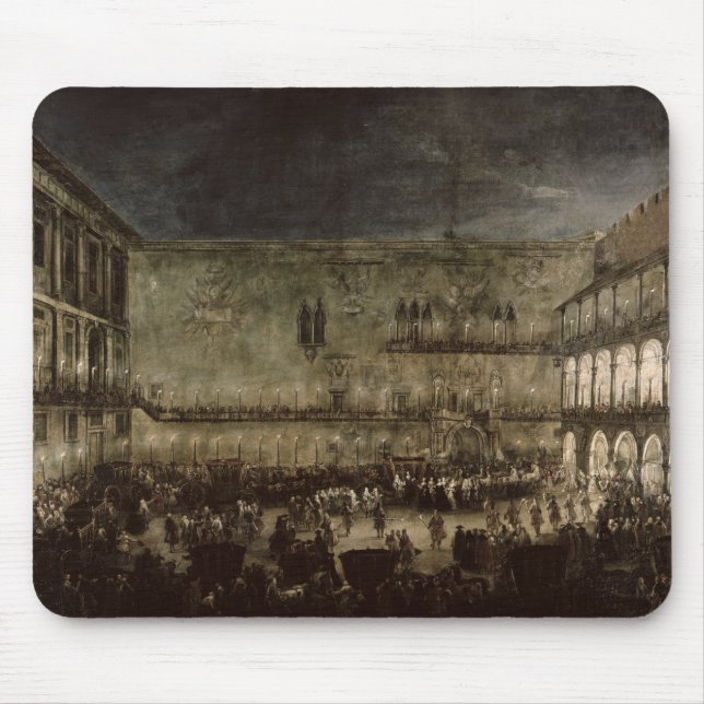 Mousepad A chegada da princesa Amelia de Saxony, em um (Frente)
