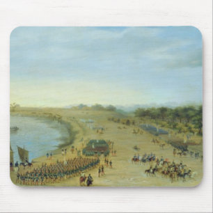 Mousepad A chegada do exército aliado em Itapiru, Paragua