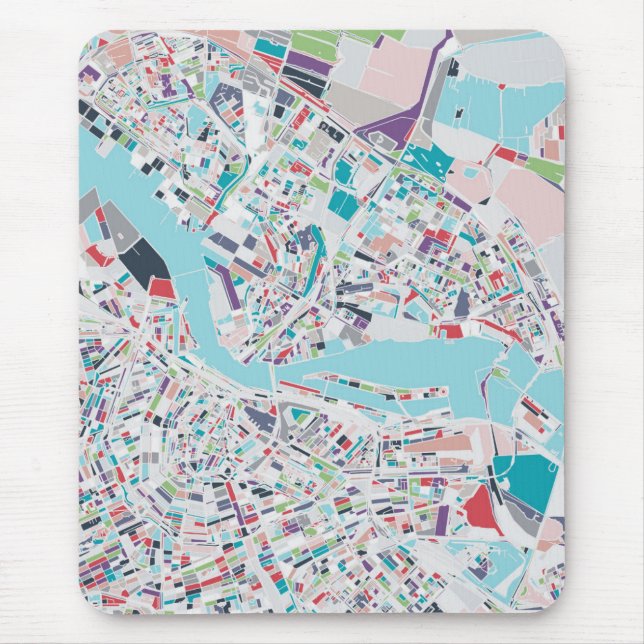 Mousepad A cidade de Amsterdão (Frente)