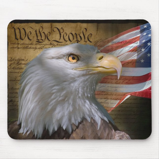 Mousepad A colagem de Eagle (Frente)