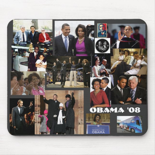 Mousepad A colagem de OBAMA (Frente)