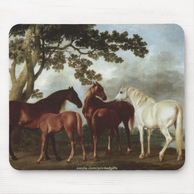 Mousepad A Coleção CLÁSSICA DE CAVALOS (Frente)