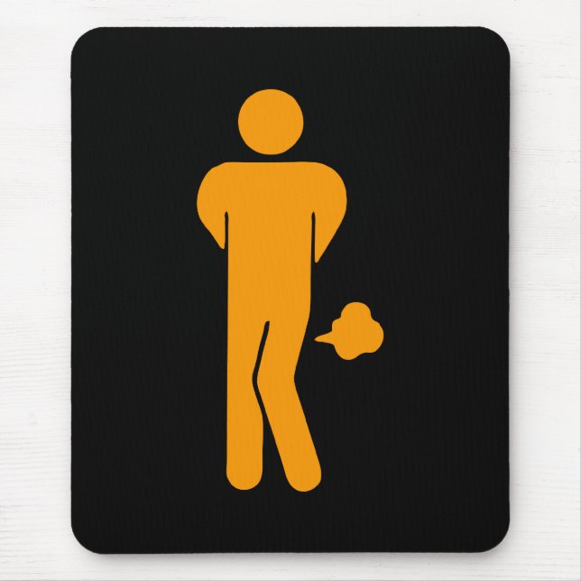 Mousepad A COMIDA THAI PODE SER ESPIONOSA ⚠ Sinal Engraçado (Frente)