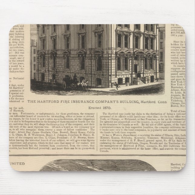 Mousepad A Companhia de Seguros de Incêndio de Hartford (Frente)