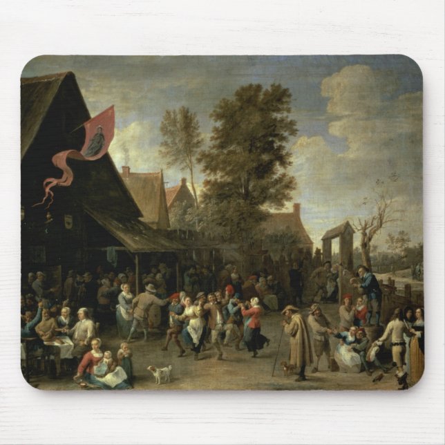 Mousepad A consagração de uma igreja da vila, c.1650 (Frente)