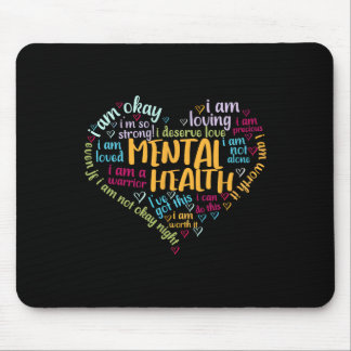 Mousepad A Consciência da Saúde Mental Oferece Depressão