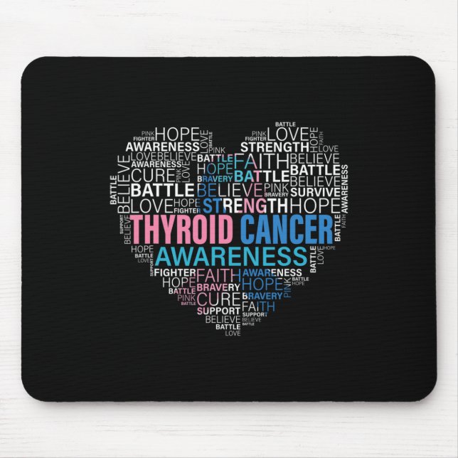 Mousepad A consciência do cancer combate a esperança e dá s (Frente)