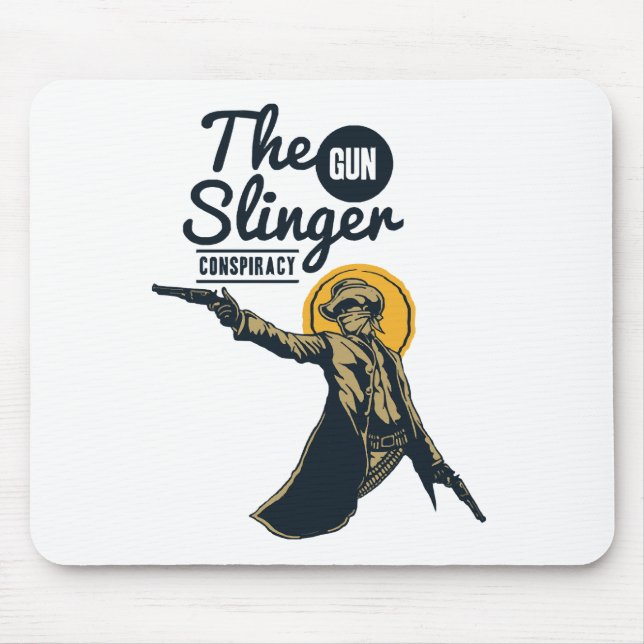 Mousepad a conspiração da arma de slinger (Frente)