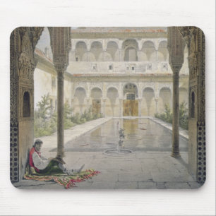 Mousepad A corte do Alberca no Alhambra, Granada,