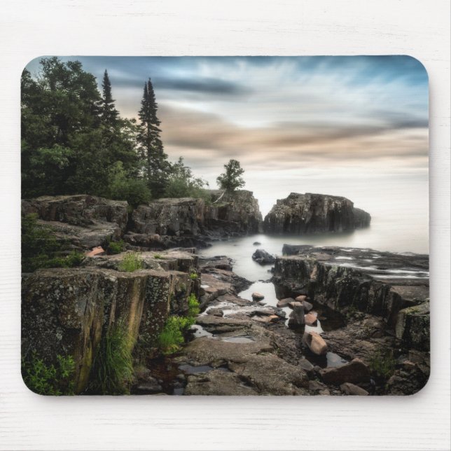 Mousepad A costa do Lago Superior | Minnesota (Frente)