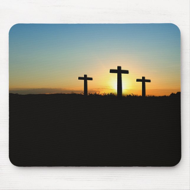 Mousepad A Crucificação Atravessa o Sunset (Frente)