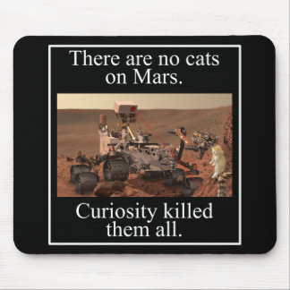 Mousepad A curiosidade Rover da NASA & os nenhuns gatos em