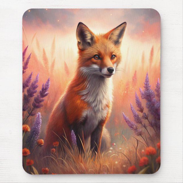 Mousepad A Cute Forest Red Fox (Frente)