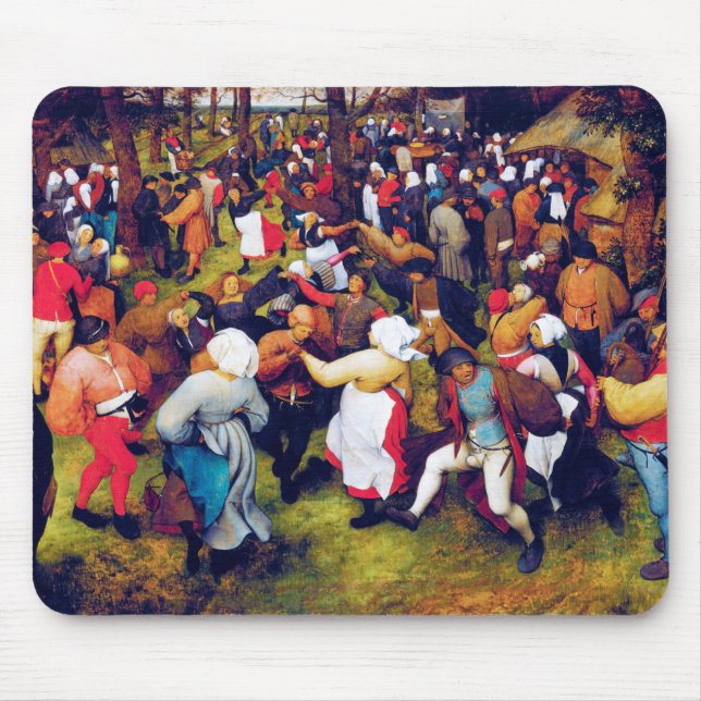 Mousepad A dança do casamento, Pieter Bruegel (Frente)