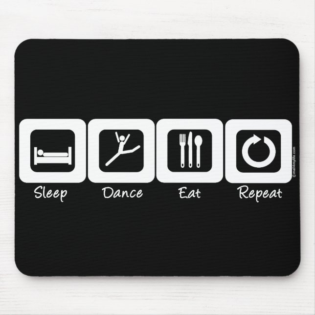Mousepad A dança do sono come a repetição (Frente)