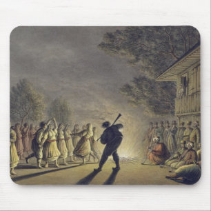 Mousepad A dança dos camponeses búlgaros, bar. por Willi