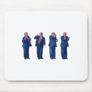 Mousepad A Dança Trumpty Trump Dançando 4 De Julho _1