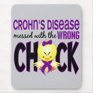 Mousepad A doença de Crohn sujada com o pintinho errado