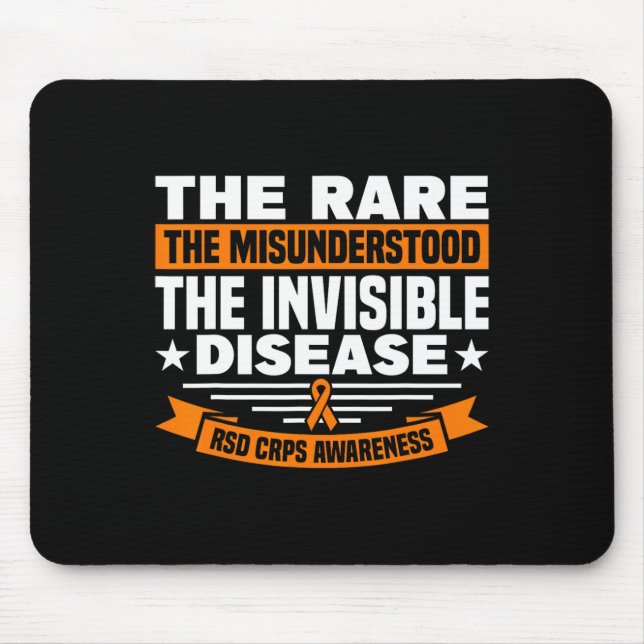 Mousepad A Doença Invisível RSD CRPS A (Frente)