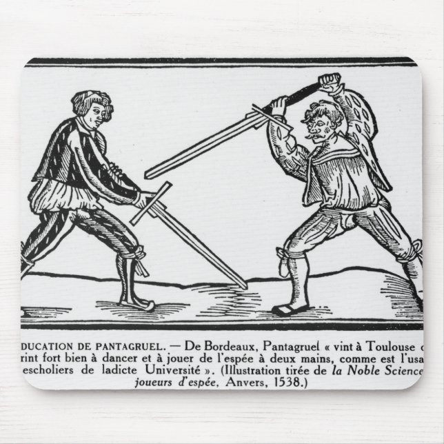 Mousepad A educação de Pantagruel, ilustração (Frente)