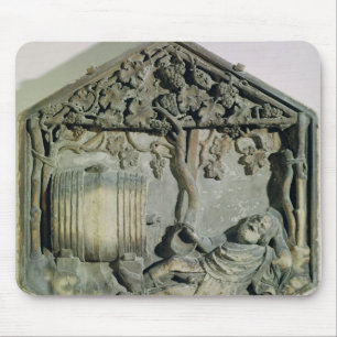 Mousepad A embriaguez de Noah, decorativo sextavado