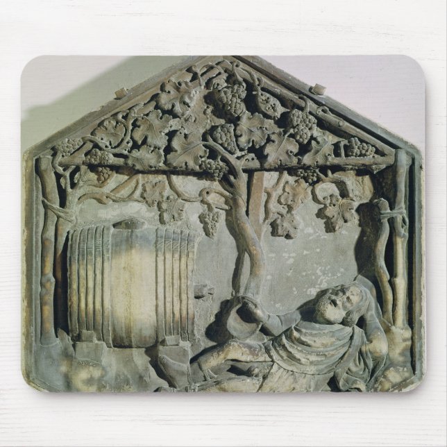 Mousepad A embriaguez de Noah, decorativo sextavado (Frente)
